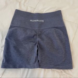 Alphalete amplify shorts French blue size small